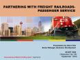 PARTNERING WITH FREIGHT RAILROADS PASSENGER SERVICE PowerPoint PPT Presentation