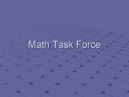 Math Task Force