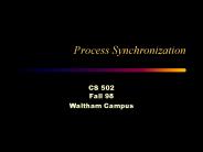 Process Synchronization