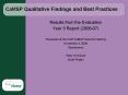 CaMSP Qualitative Findings and Best Practices PowerPoint PPT Presentation