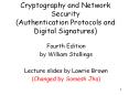 Cryptography and Network Security (Authentication Protocols and Digital Signatures) PowerPoint PPT Presentation