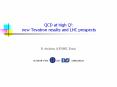 QCD at high Q2: new Tevatron results and LHC prospects PowerPoint PPT Presentation