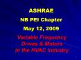 Variable Frequency Drives PowerPoint PPT Presentation