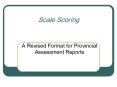Scale Scoring PowerPoint PPT Presentation