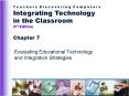 Evaluating Educational Technology and Integration Strategies PowerPoint PPT Presentation