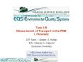 Task 2.B Measurement of Transport in the PME I. Flowfield PowerPoint PPT Presentation