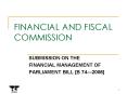 FINANCIAL AND FISCAL COMMISSION PowerPoint PPT Presentation