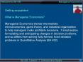 Getting acquainted What is Managerial Economics Managerial Economics blends intermediate microeconom PowerPoint PPT Presentation