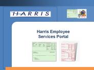 Harris Employee Services Portal