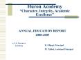 Huron Academy Character, Integrity, Academic Excellence PowerPoint PPT Presentation