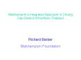 Makhampoms Integrated Approach in Chiang Dao District of Northern Thailand PowerPoint PPT Presentation