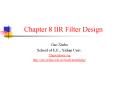 Chapter 8 IIR Filter Design PowerPoint PPT Presentation