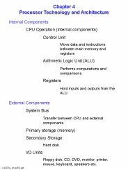 Chapter 4 Processor Technology and Architecture