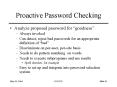 Proactive Password Checking PowerPoint PPT Presentation