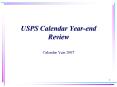 USPS Calendar Yearend Review PowerPoint PPT Presentation