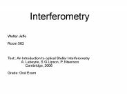 Interferometry