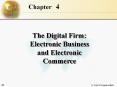 The Digital Firm: Electronic Business and Electronic Commerce PowerPoint PPT Presentation
