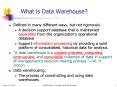 What is Data Warehouse? PowerPoint PPT Presentation