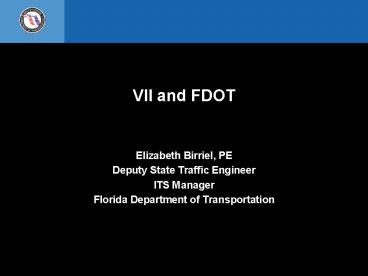 VII and FDOT