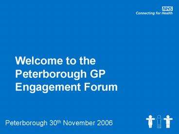 Peterborough 30th November 2006