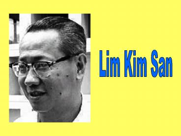 Lim Kim San