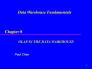 OLAP IN THE DATA WAREHOUSE