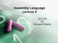 Assembly Language Lecture 4 PowerPoint PPT Presentation