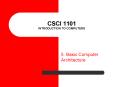 CSCI 1101 INTRODUCTION TO COMPUTERS PowerPoint PPT Presentation