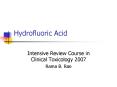 Hydrofluoric Acid PowerPoint PPT Presentation