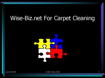 WiseBiz'net For Carpet Cleaning