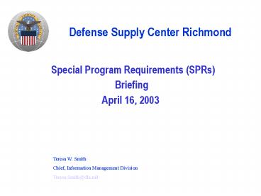 Defense Supply Center Richmond