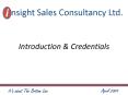 nsight Sales Consultancy Ltd' PowerPoint PPT Presentation