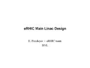 eRHIC Main Linac Design