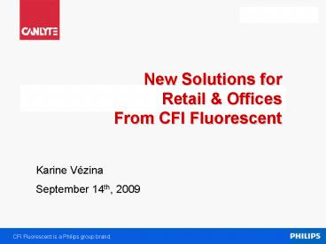 New Solutions for Retail