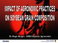 IMPACT OF AGRONOMIC PRACTICES PowerPoint PPT Presentation