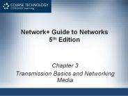 Network Guide to Networks 5th Edition