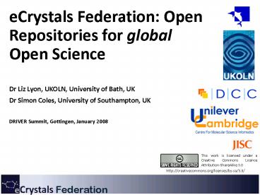 eCrystals Federation