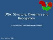 DNA: Structure, Dynamics and Recognition
