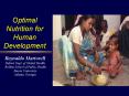 Optimal Nutrition for Human Development PowerPoint PPT Presentation