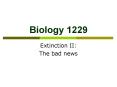 Biology 1229 PowerPoint PPT Presentation