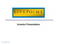 Investor Presentation