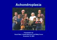 Achondroplasia