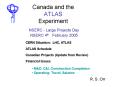 Canada and the ATLAS Experiment PowerPoint PPT Presentation