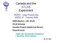 Canada and the ATLAS Experiment