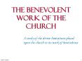 The Benevolent Work Of The Church PowerPoint PPT Presentation