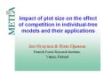 Impact of plot size on the effect of competition in individualtree models and their applications PowerPoint PPT Presentation