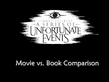 Movie vs. Book Comparison