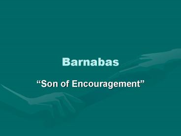 Barnabas