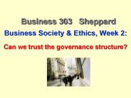 Business 303 Sheppard