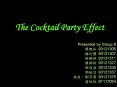 The%20Cocktail%20Party%20Effect PowerPoint PPT Presentation